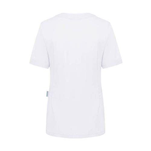 KARLOWSKY Essential | Damen Kurzarm-Kasack (Textilfarbe weiß) KS63